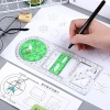 The multi-functional activity drawing ruler is suitable for primary, junior high and senior high school students Application Scenario